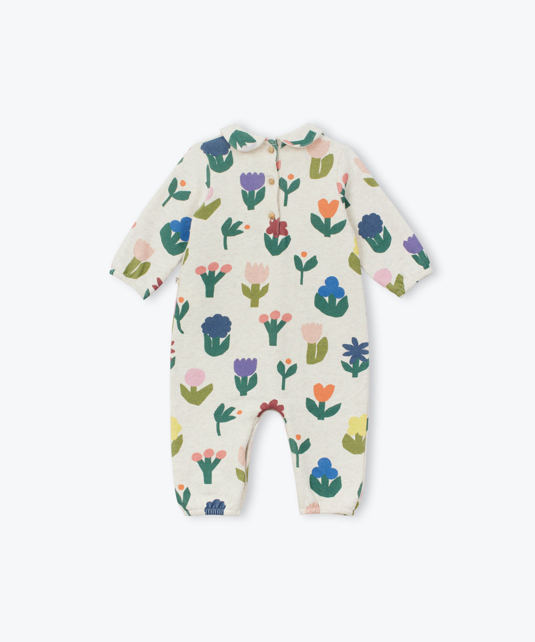 Floral Fleece Baby Romper | Floral Print