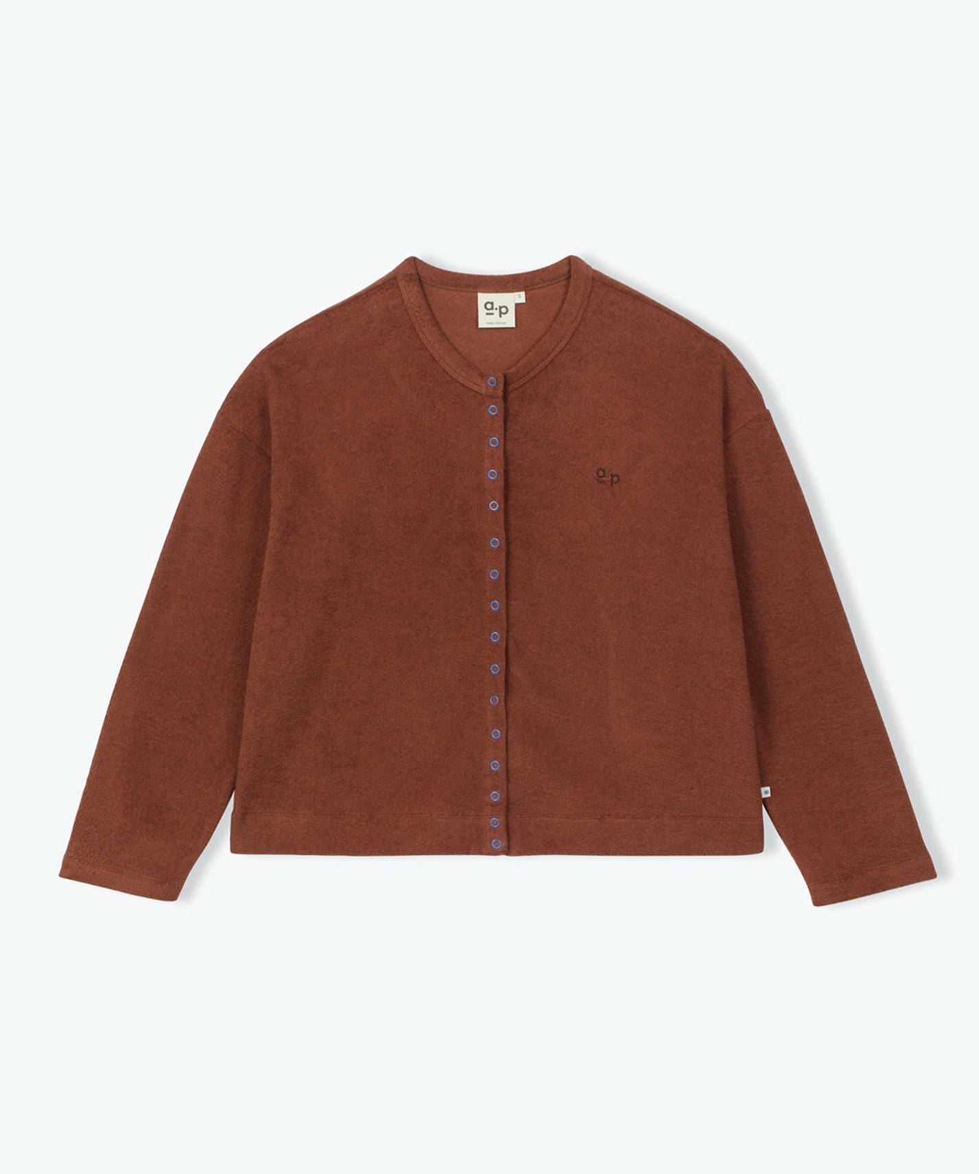 Terry Cloth Cardigan | Brown