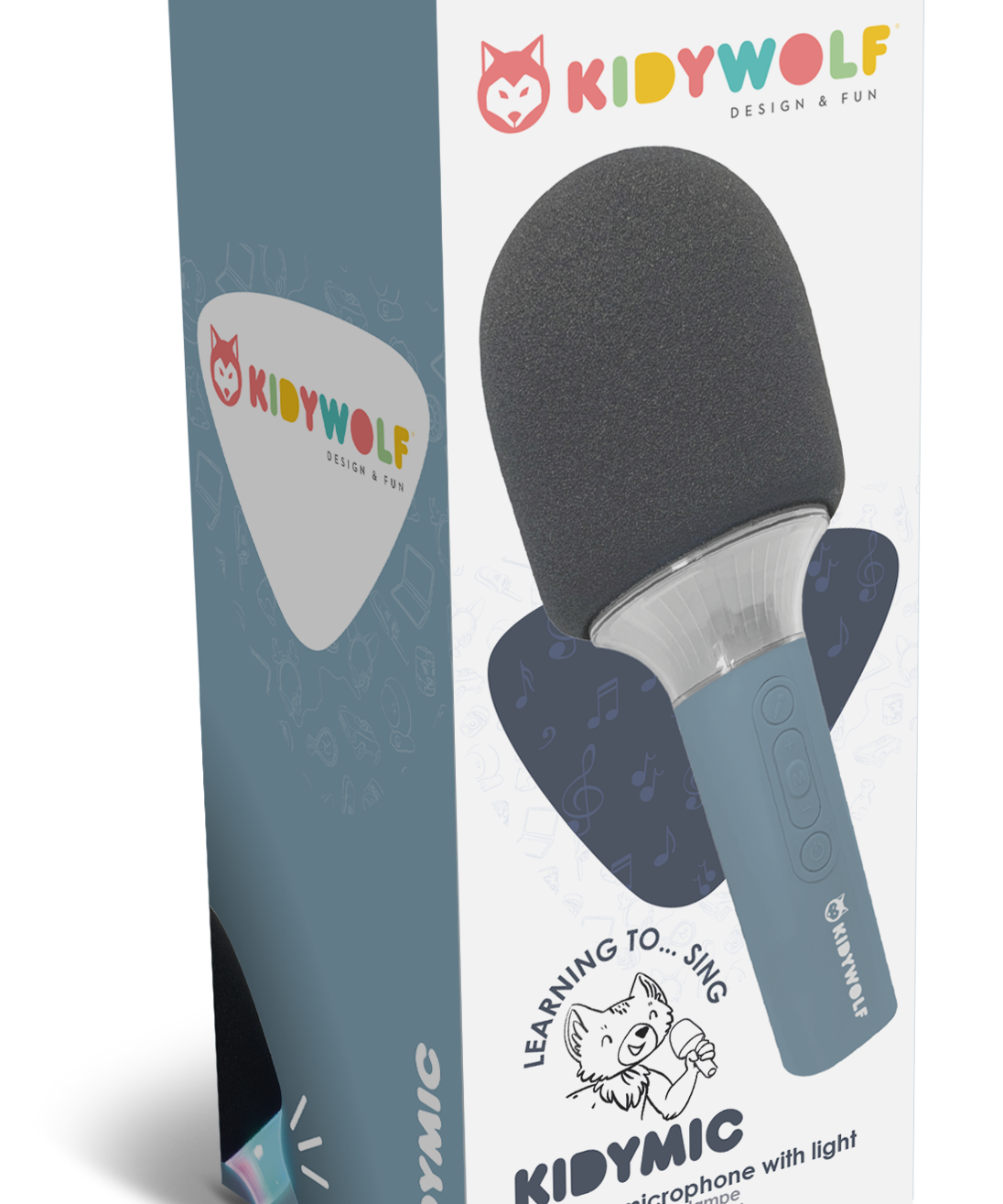 KIDYMIC - Karaoke Microphone - Blue
