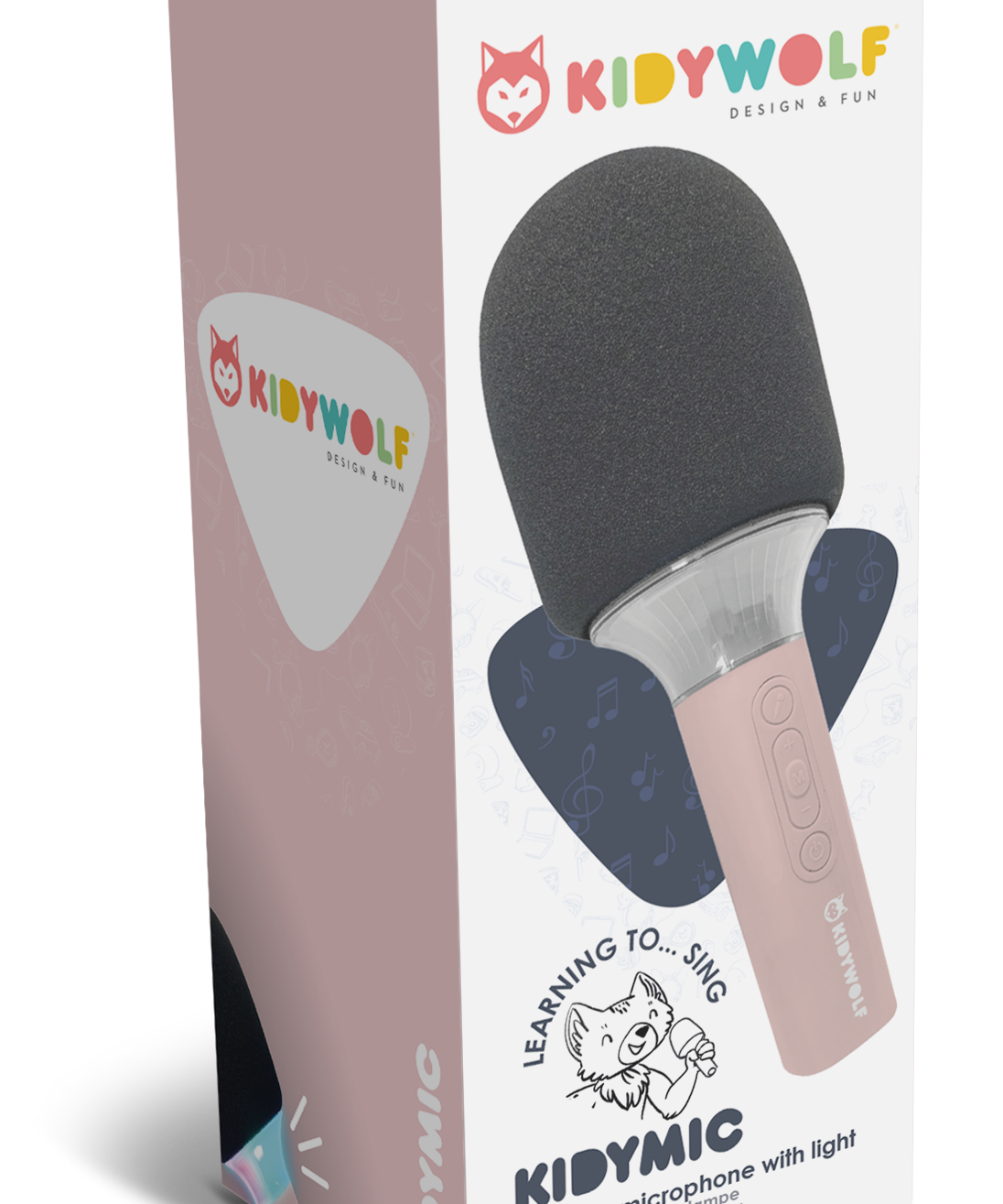 KIDYMIC - Karaoke Microphone - Pink