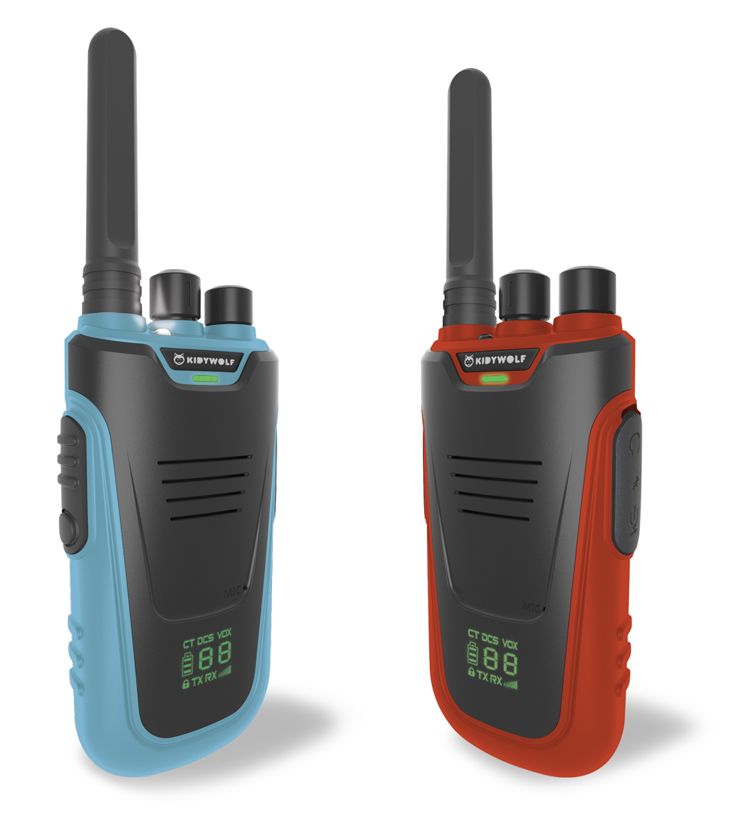 KIDYTALK Walkie Talkie - Blue/Red