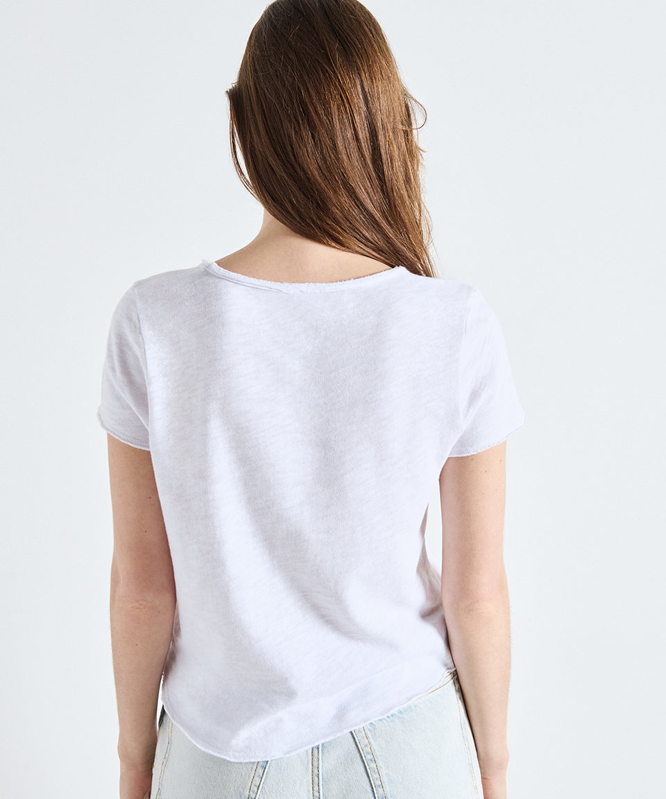 Sonoma V-neck T-shirt — White
