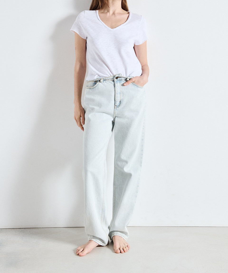 Sonoma V-neck T-shirt — White