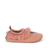 AMANDINE FRILL SWIM SHOES - POWDER PINK