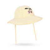 ETTA SWIM HAT - BANANA ALMOND CHECK