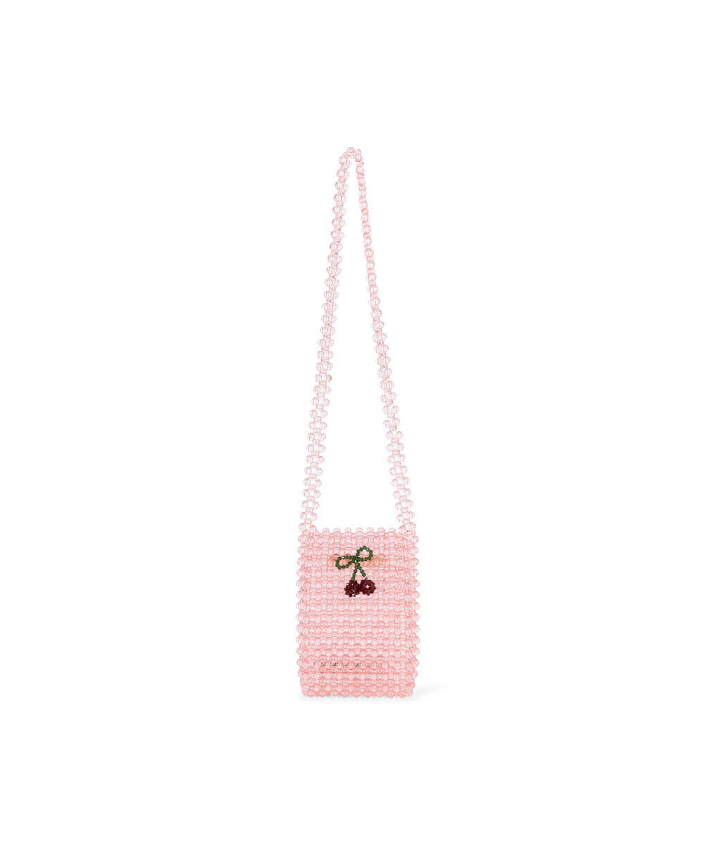 PERLA STRAP WALLET - PEONY
