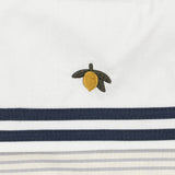 ALLIE SAILOR ROMPER GOTS - BLEU STRIPE