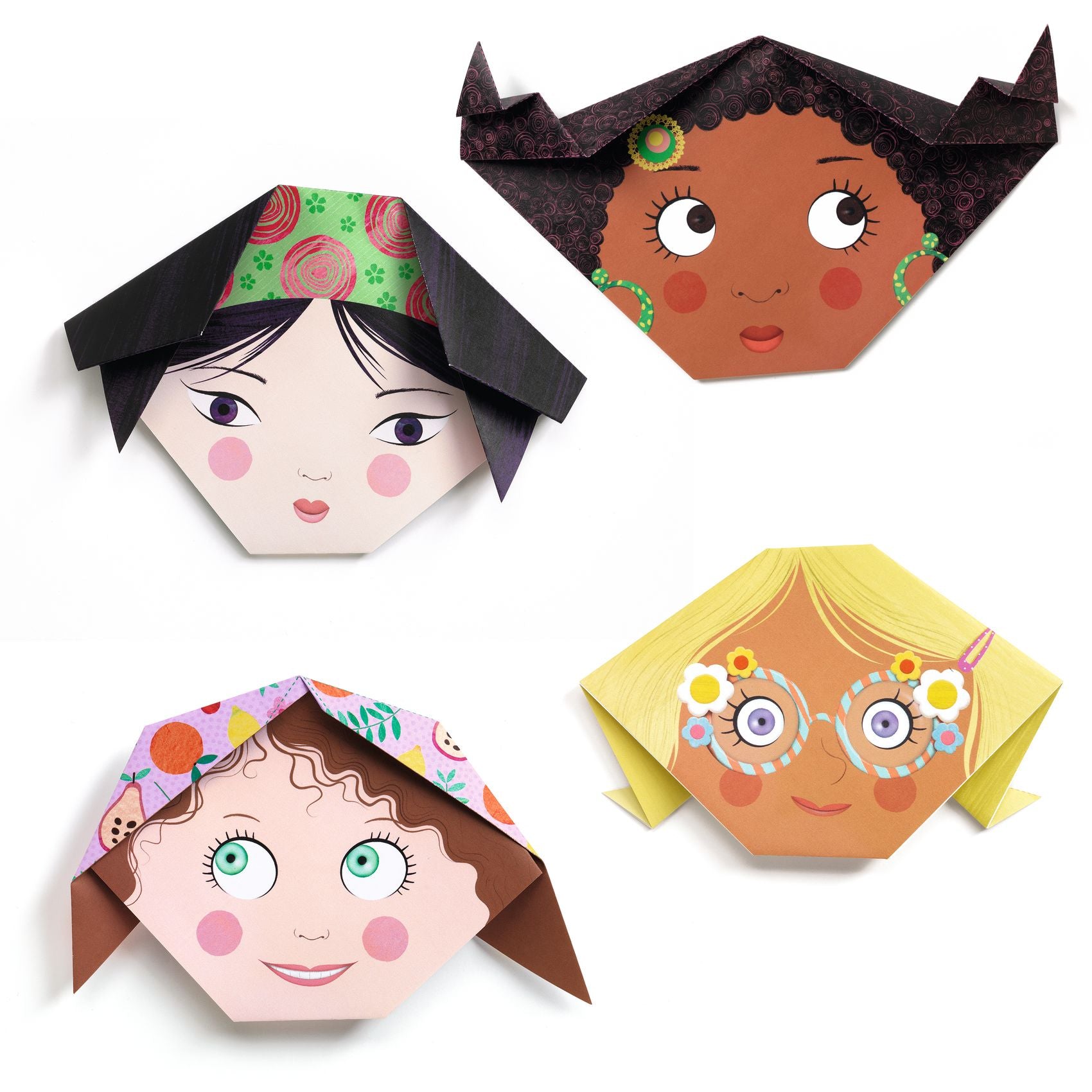 Origami Pretty Faces