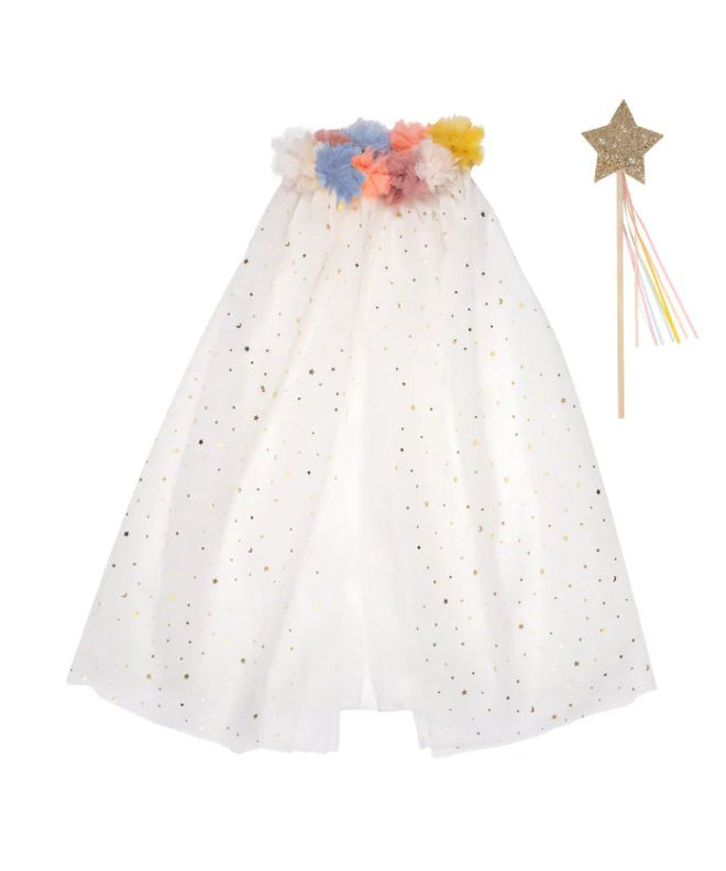 Pom Pom Collar Cape