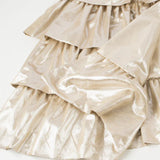 Gold Ruffle Cape