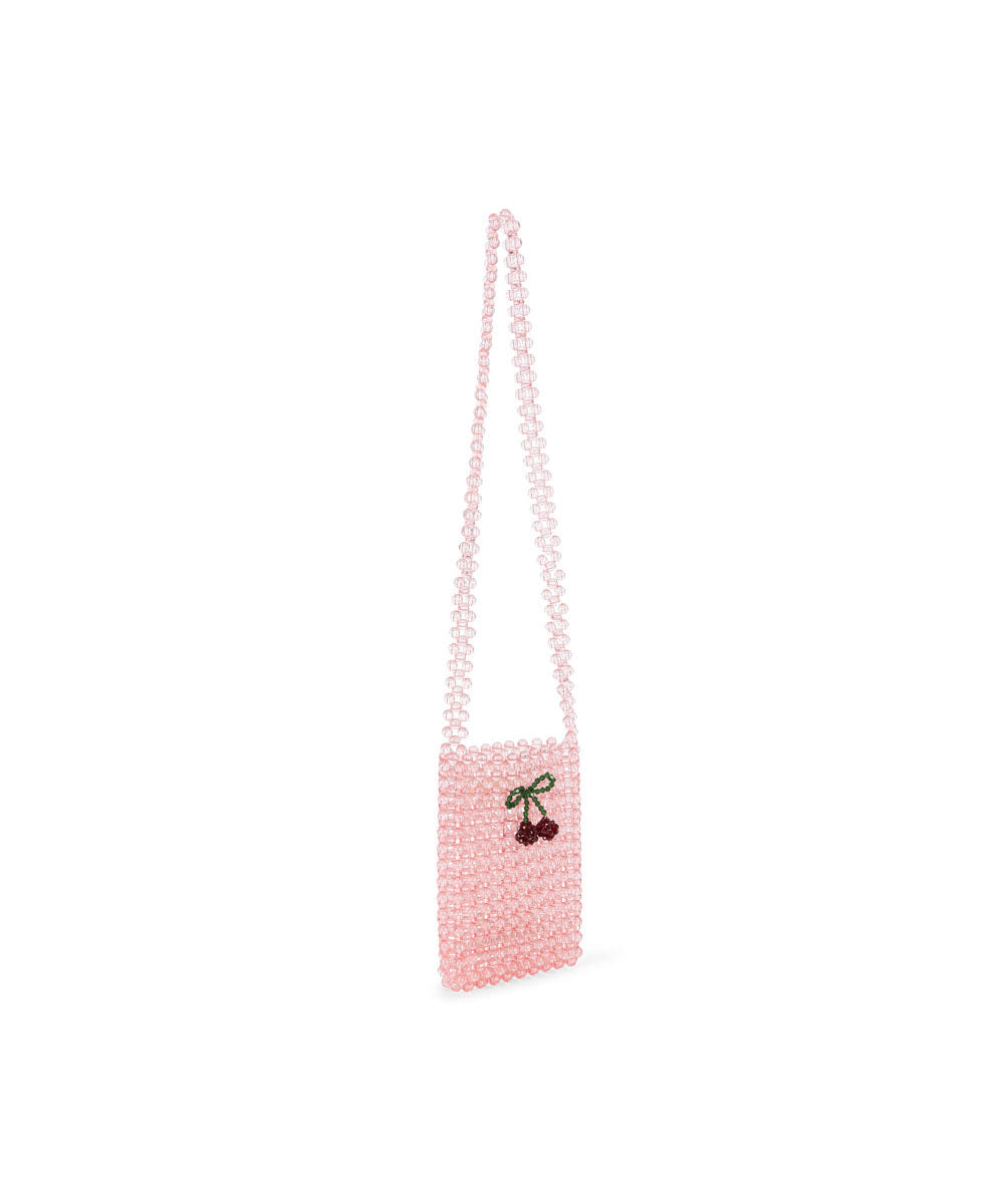 PERLA STRAP WALLET - PEONY