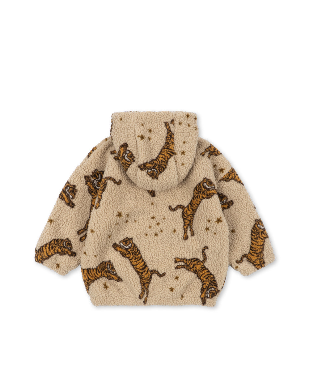 JODY TEDDY HOODIE GRS - Tiger