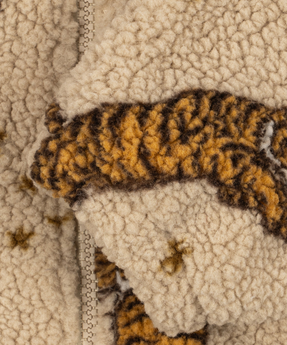 JODY TEDDY HOODIE GRS - Tiger