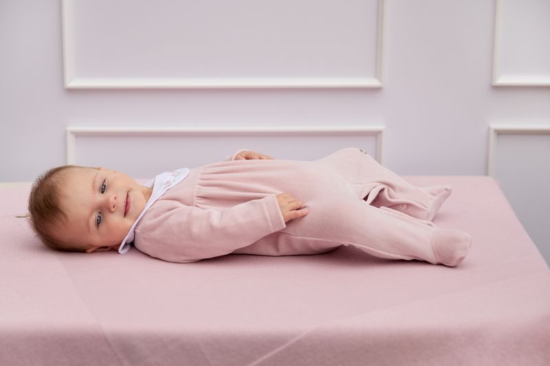 BABYGROW WOVEN GIRL VELOUR YERNES
